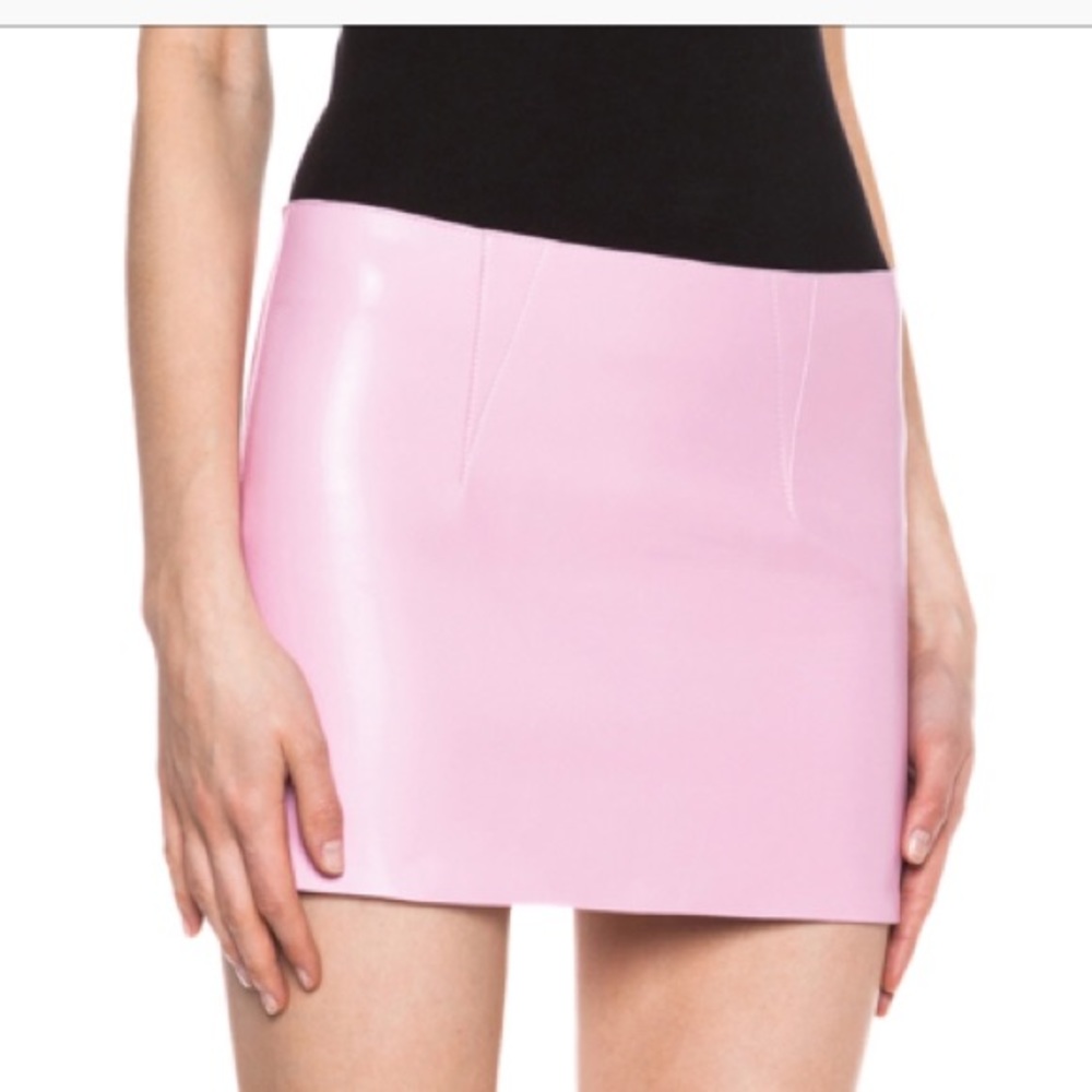 Alexander Wang Leather mini skirt